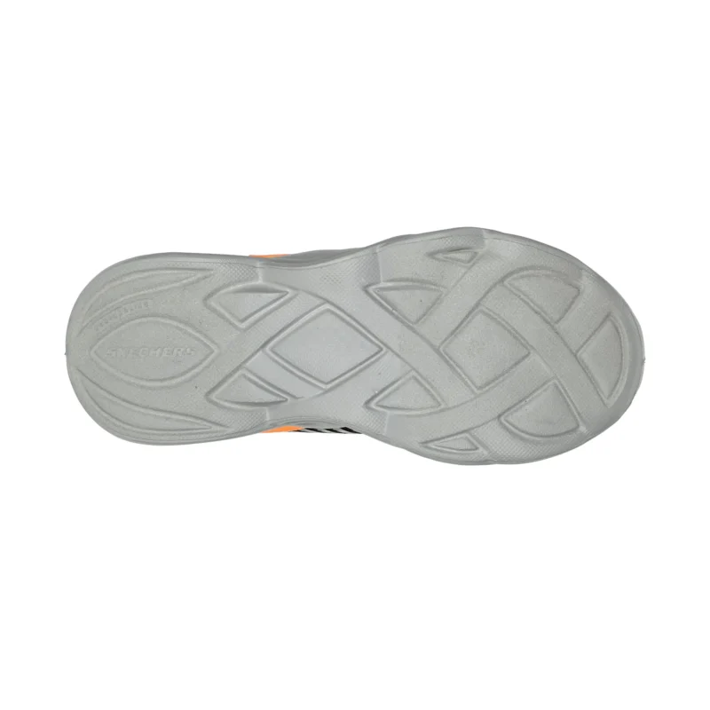 خرید کفش پسرانه اسکچرز مدل 401650L Skechers S-Lights Twisty Brights BKOR مشکی نارنجی