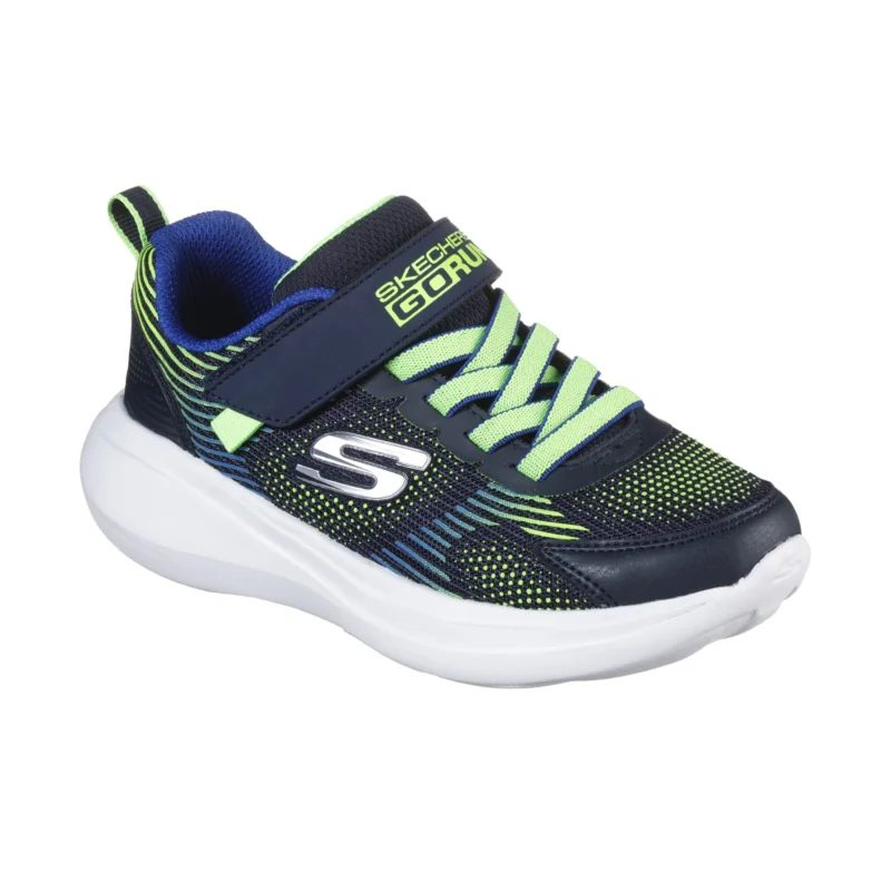 کفش پسرانه اسکچرز مدل 405020L BLK GO run Fast - Sprint Jam NVLM سرمه ای