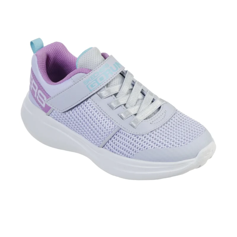 کفش دخترانه اسکچرز مدل 85401 Go Run Fast-Viva Valor GYLV طوسی