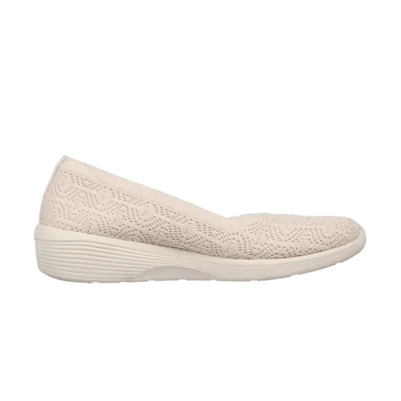 کفش روزمره زنانه اسکچرز مدل 158564 Arya-for Real Loafer Flat NAT