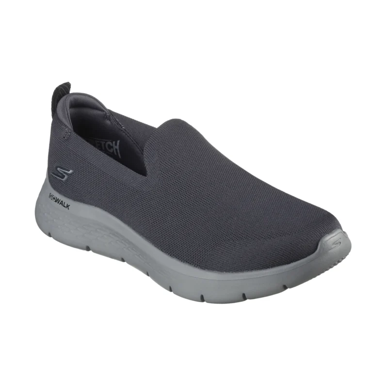 کفش مردانه اسکچرز مدل 216482 GO WALK Flex - Rightful CCBK طوسی