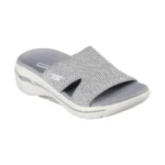 صندل زنانه اسکچرز مدل 140274 GRY On-The-GO GOwalk Arch Fit Sandals