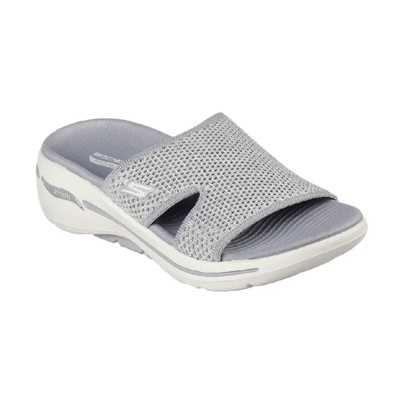 صندل زنانه اسکچرز مدل 140274 GRY On-The-GO GOwalk Arch Fit Sandals