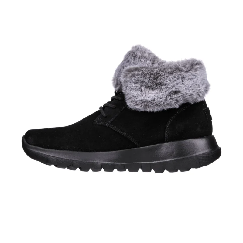 نیم بوت زنانه اسکچرز مدل 144042 On-the-GO Joy - Plush Dreams مشکی bkgy