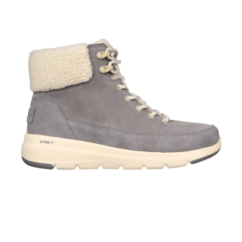 نیم بوت زنانه اسکچرز مدل 16677 On-the-GO Glacial Ultra - Woodlands GRY طوسی