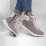 نیم بوت زنانه اسکچرز مدل 16677 On-the-GO Glacial Ultra - Woodlands GRY طوسی