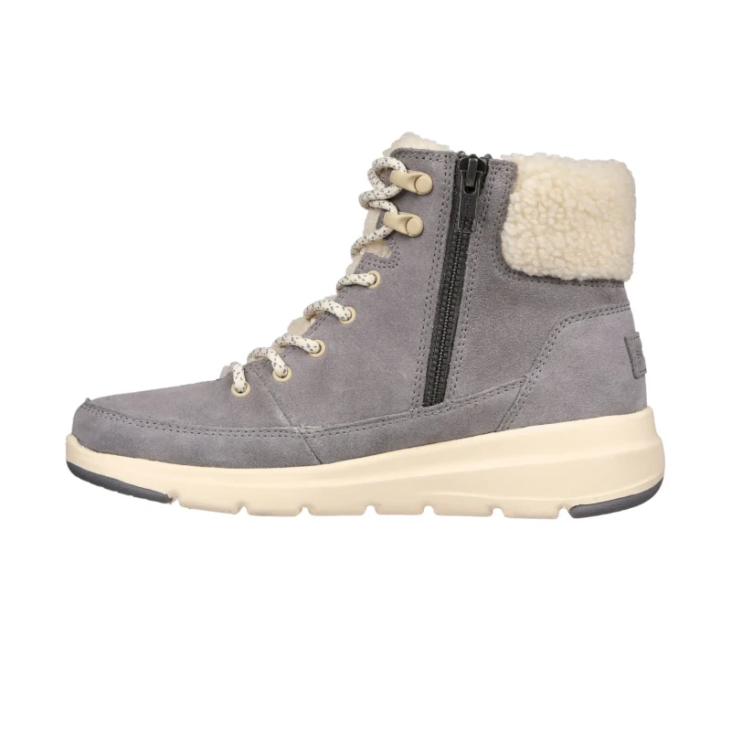 نیم بوت زنانه اسکچرز مدل 16677 On-the-GO Glacial Ultra - Woodlands GRY طوسی