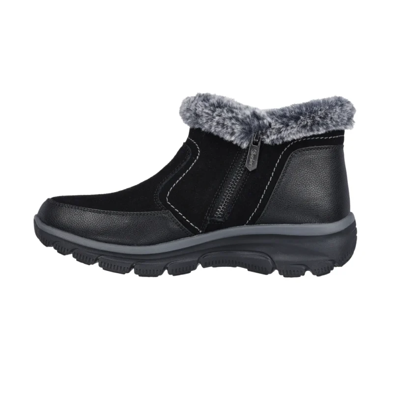 نیم بوت زنانه اسکچرز مدل 167403 Relaxed Fit: Easy Going - Warm Escape مشکی BLK