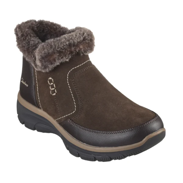 نیم بوت زنانه اسکچرز مدل 167403 Relaxed Fit: Easy Going - Warm Escape قهوه CHOC