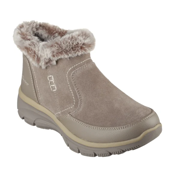 نیم بوت زنانه اسکچرز مدل 167403 Relaxed Fit: Easy Going - Warm Escape TPE کرم
