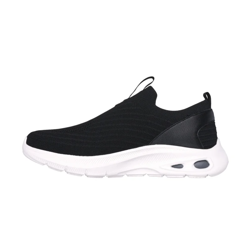 کفش بدون بند مردانه اسکچرز مدل 118076 BLK مشکی زیره سفید Bobs Sport Unity - Dashing Through Skechers