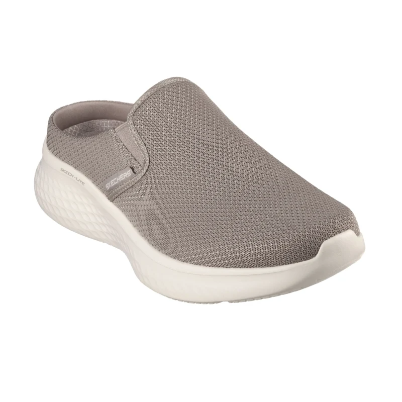 صندل مردانه اسکچرز مدل 232474 Skech Lite Pro Slip On Clogs TPE خاکی