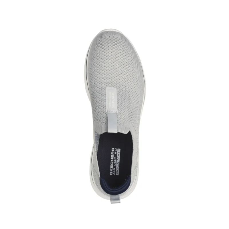 خرید کفش مردانه اسکچرز مدل 216633 GYNV Skechers GO WALK 7 طوسی سرمه ای