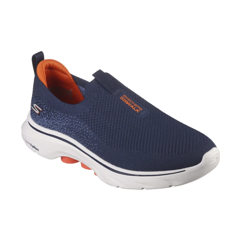 خرید کفش مردانه اسکچرز مدل 216633 NVOR سرمه ای Skechers GO WALK 7