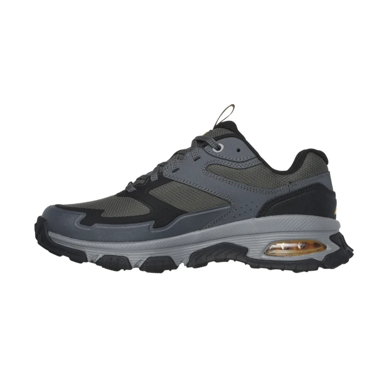 خرید کفش مردانه اسکچرز مدل 237553 Skech-Air Envoy - Sleek Envoy Skechers طوسی سبز GNBK