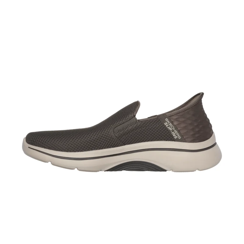 خرید کفش بدون بند قهوه‌ای مردانه اسکچرز مدل 216600 TPE Skechers Slip-ins: GO WALK Arch Fit 2.0 - Hands Free 2