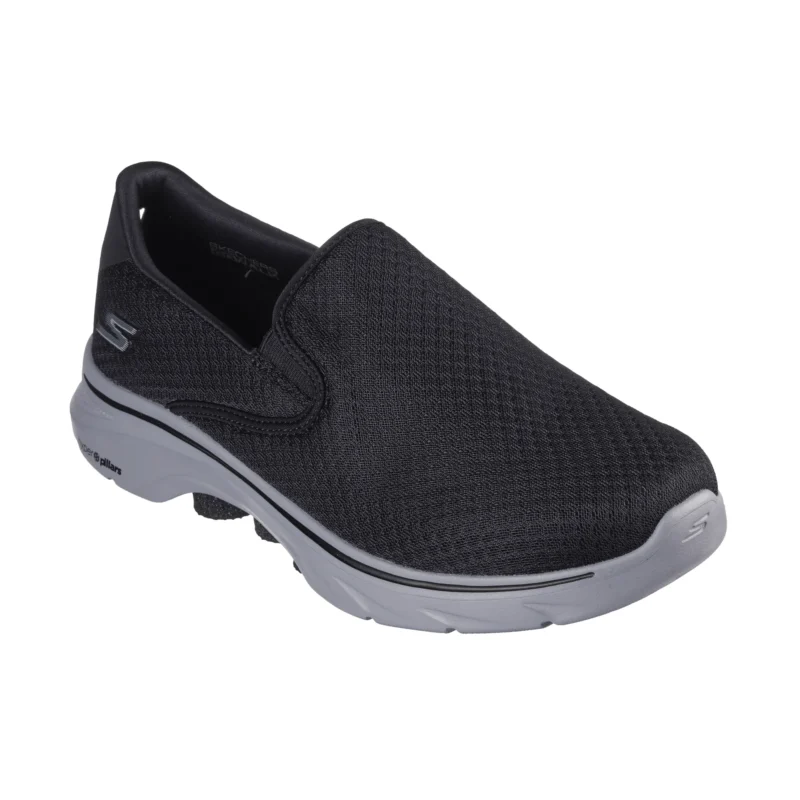خرید کفش مردانه اسکیچرز مدل 216646 BKGY Skechers GO WALK 7 مشکی طوسی
