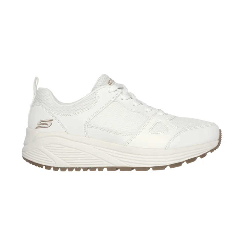خرید کفش زنانه سفید اسکچرز مدل 117268 OFWT Bobs Sparrow 2.0 - Retro Clean Skechers