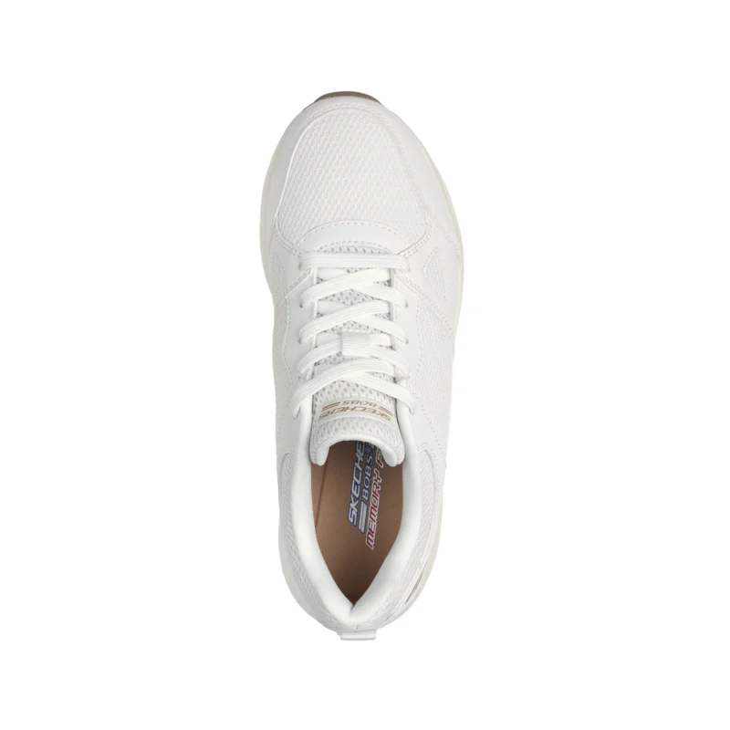 خرید کفش زنانه سفید اسکچرز مدل 117268 OFWT Bobs Sparrow 2.0 - Retro Clean Skechers