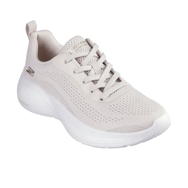 خرید کفش زنانه اسکچرز مدل 117550 NAT Skechers BOBS Sport Infinity کرم زیره سفید