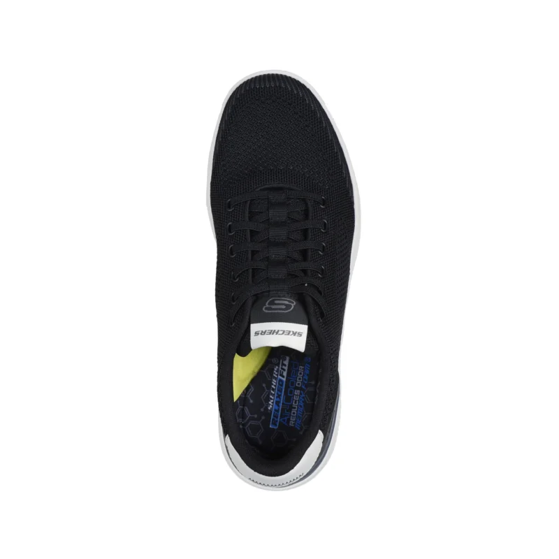 خرید کفش مردانه اسکچرز مدل 210793 BLK Skechers Relaxed Fit: Corliss - Dorset مشکی سفید