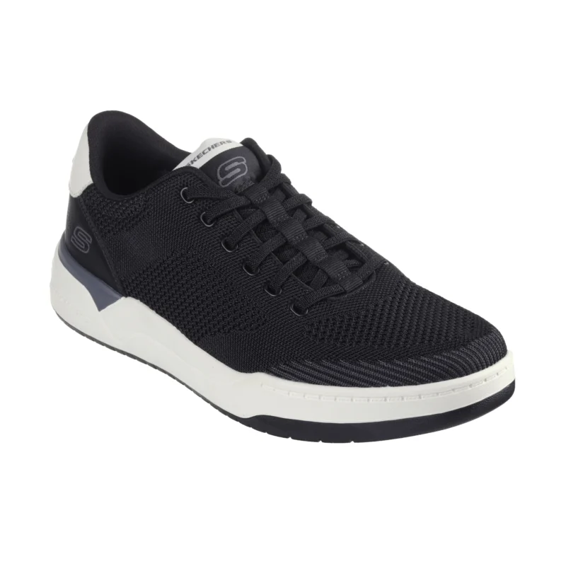 خرید کفش مردانه اسکچرز مدل 210793 BLK Skechers Relaxed Fit: Corliss - Dorset مشکی سفید