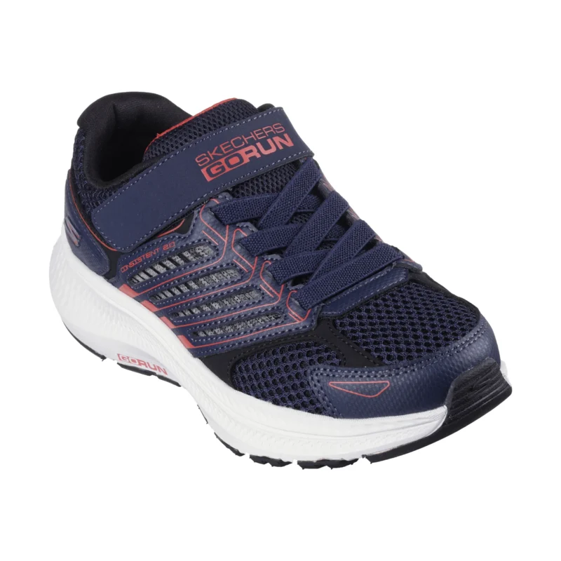 خرید کفش پسرانه اسکچرز مدل 405043L NVRD Skechers Go Run Consistent 2.0 سرمه ای قرمز