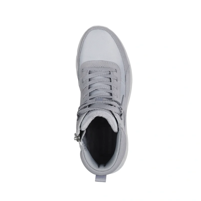 خرید نیم بوت طوسی زنانه اسکچرز مدل 144198 GRY Glacial Ultra - Wanderlust Skechers