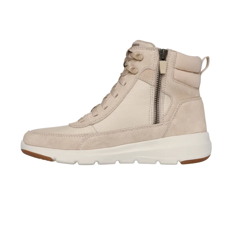 خرید نیم بوت کرم زنانه اسکچرز مدل 144198 SND Glacial Ultra - Wanderlust Skechers