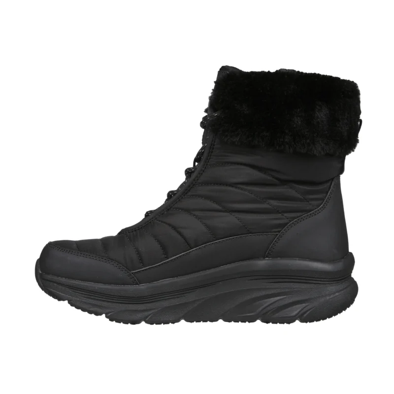 قیمت نیم بوت مشکی زنانه اسکچرز مدل 167388 BBK D'lux Walker - Winter Solstice Skechers