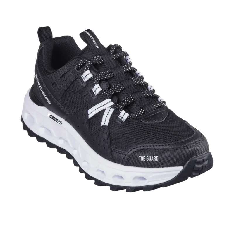 خرید کفش مشکی طبیعت گردی زنانه اسکچرز مدل 180054 BKW Glide-Step At-Alpenglow Skechers از نمایندگی ایران اسکیچرز