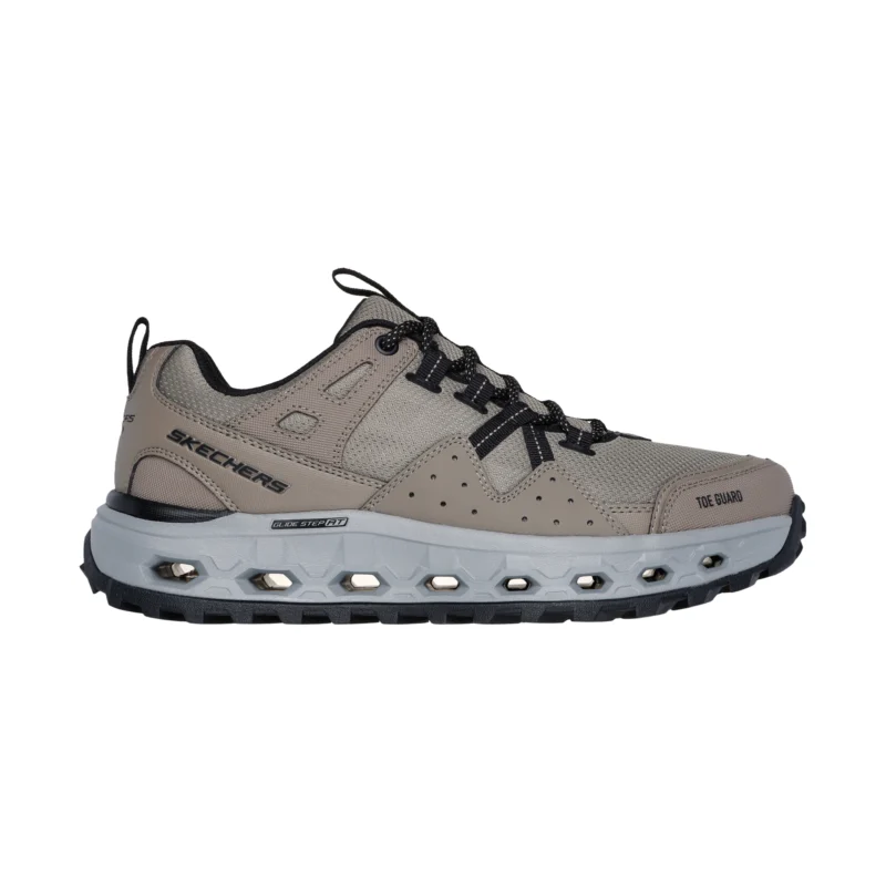 خرید کفش کرم مردانه اسکچرز طبیعت گردی مدل 237538 TNBK Glide-Step At Skechers از نمایندگی اسکیچرز ایران