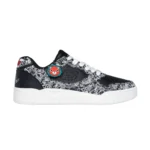 خرید کفش مشکی مردانه اسکچرز مدل 183902 BLK Koopa - Spy x Family Skechers اورجینال طرح انیمه‌ای با کفی مموری فوم از سایت ایران اسکیچرز