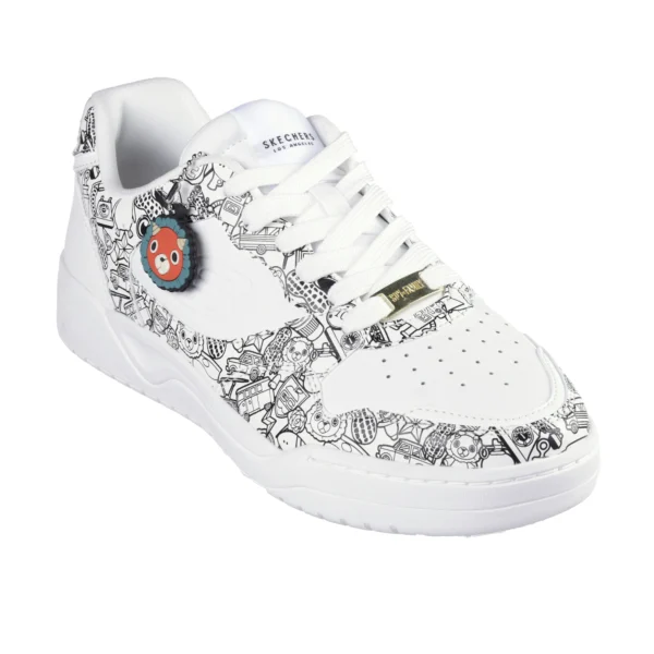 قیمت و خرید کفش سفید مردانه اسکچرز مدل 183902 WHT Koopa - Spy x Family Skechers اورجینال طرح انیمه از ایران اسکیچرز
