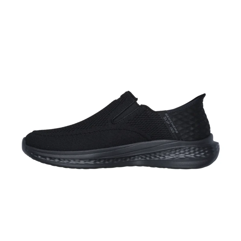 خرید کفش بدون بند مشکی مردانه اسکچرز مدل 210887 BBK Slip-ins: Slade - Deacon Skechers اورجینال از ایران اسکیچرز