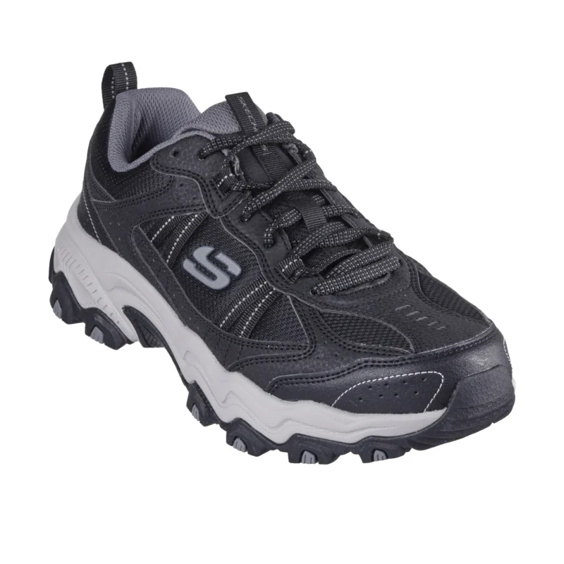 خرید کفش مشکی مردانه اسکچرز مدل 237527 BKGY Stamina AT - Upper Stitch Skechers اورجینال از ایران اسکچرز