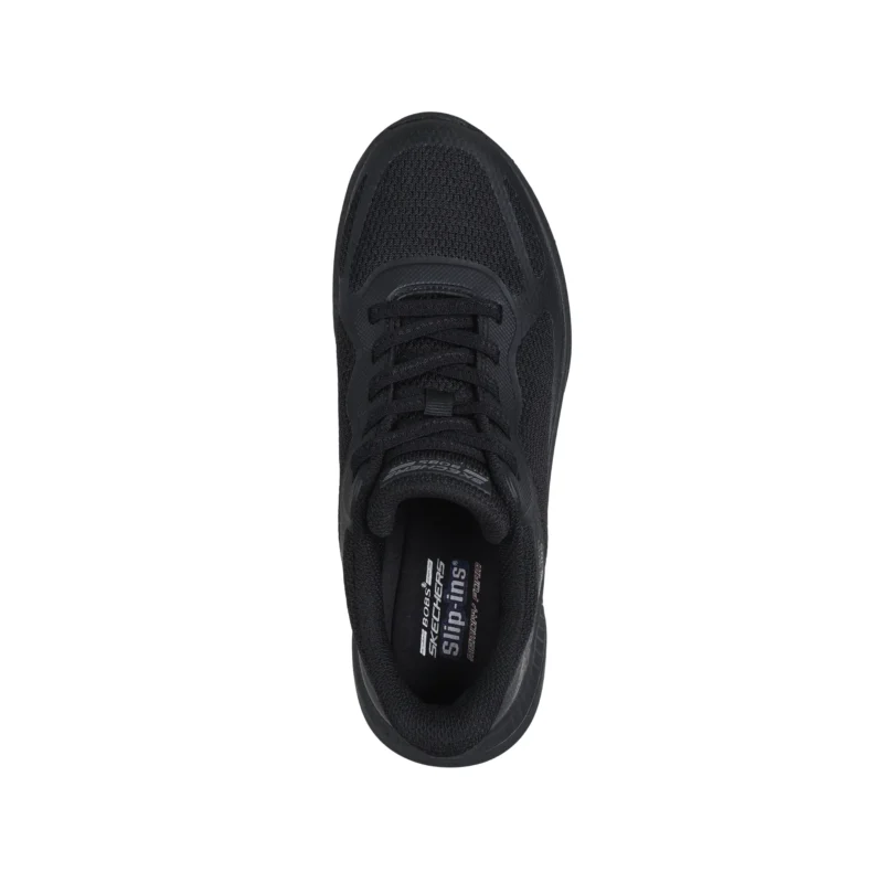 قیمت و خرید کفش روزمره مشکی زنانه اسکچرز مدل 117624 BBK Slip-ins: BOBS Squad 4 - Staple Look Skechers اورجینال آسان پوش از ایران اسکیچرز