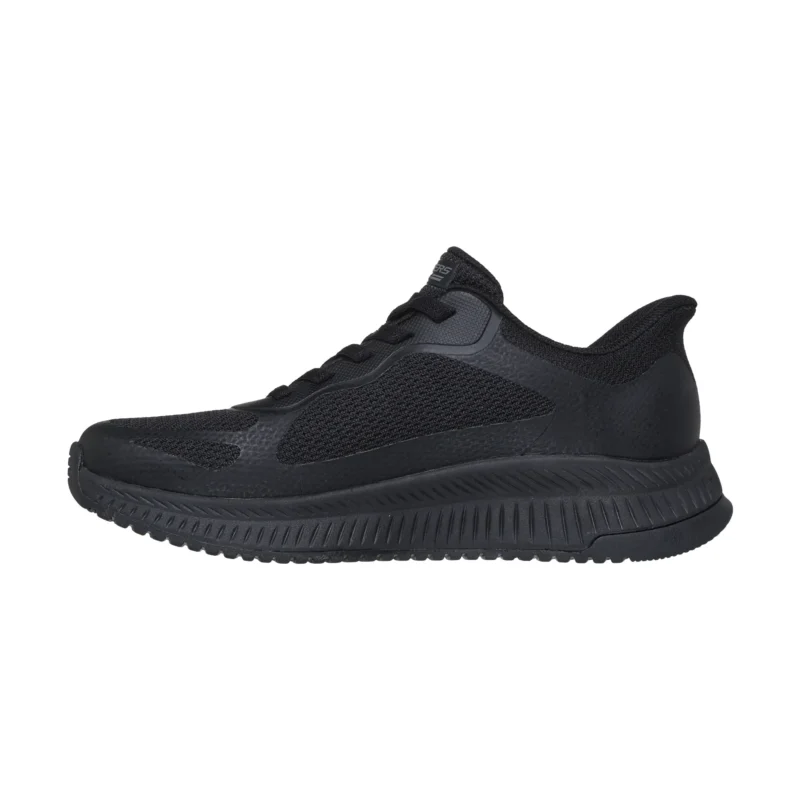 قیمت و خرید کفش روزمره مشکی زنانه اسکچرز مدل 117624 BBK Slip-ins: BOBS Squad 4 - Staple Look Skechers اورجینال آسان پوش از ایران اسکیچرز
