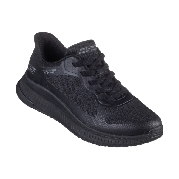 قیمت و خرید کفش روزمره مشکی زنانه اسکچرز مدل 117624 BBK Slip-ins: BOBS Squad 4 - Staple Look Skechers اورجینال آسان پوش از ایران اسکیچرز