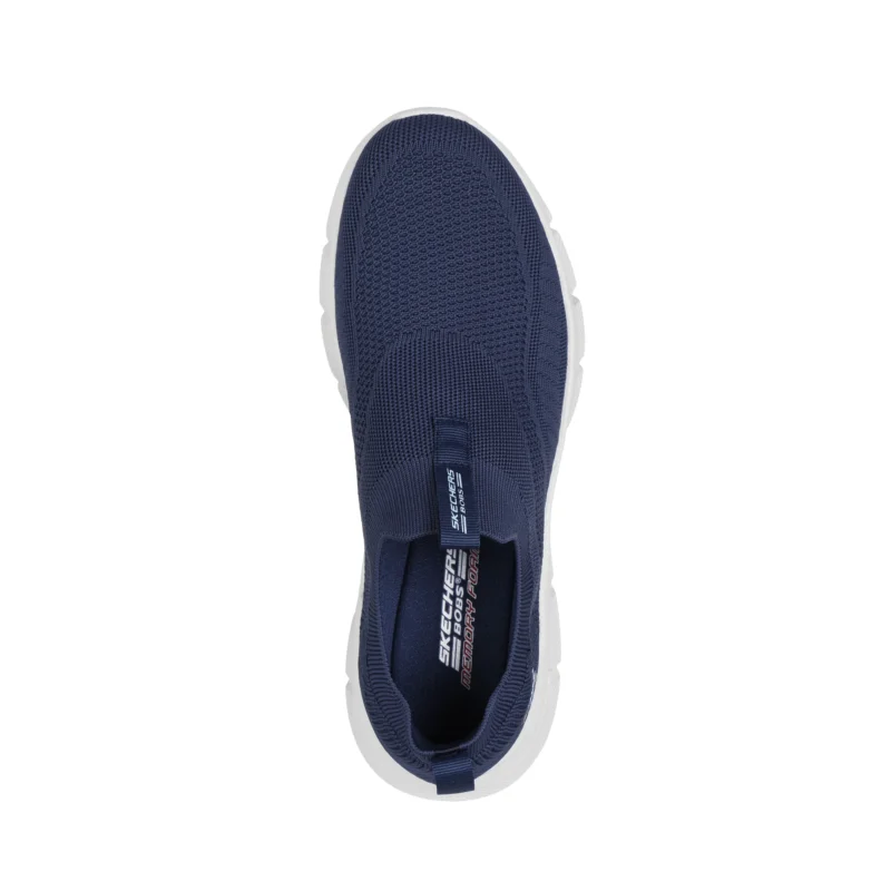 قیمت و خرید کفش بدون بند سرمه‌ای مردانه اسکچرز مدل 118107 NVY BOBS B Flex - Frigid Edge Skechers از ایران اسکچرز اصل