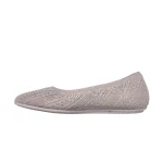 خرید کفش عروسکی کرم زنانه اسکچرز مدل 158765 TPE Cleo 2.0 - Glitzy Daze skechers از ایران اسکچرز