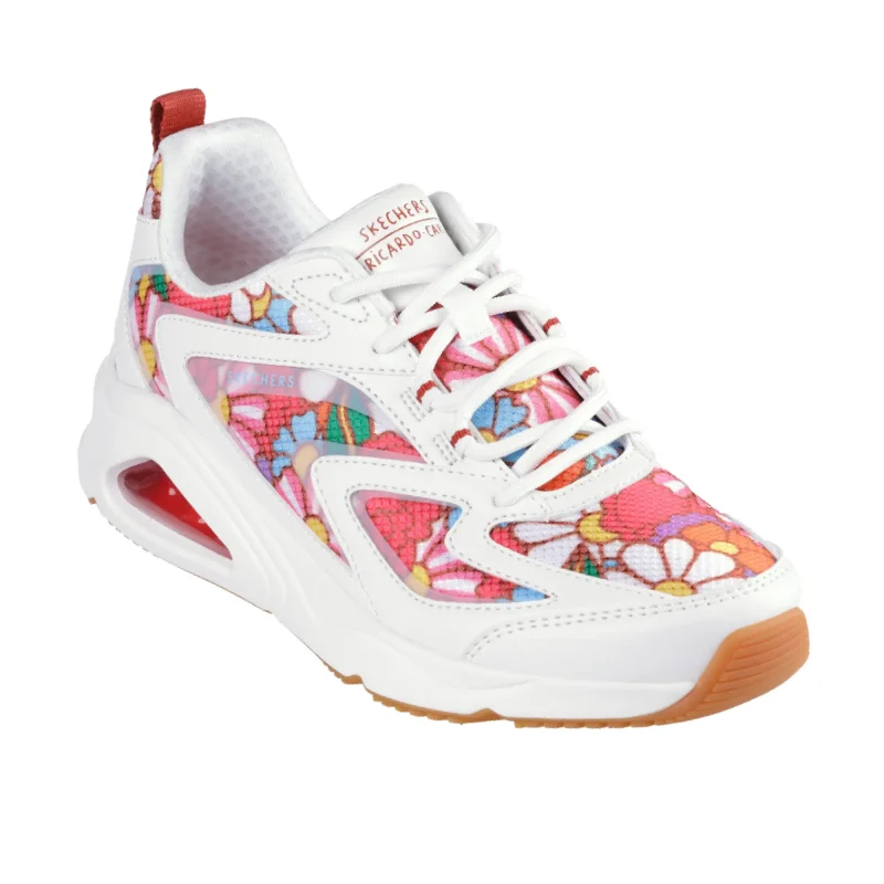خرید کفش زنانه اسکچرز مدل 177948 WMLT Tres-Air Uno - Ricardo Cavolo Spring Bloom skechers از سایت ایران اسکچرز