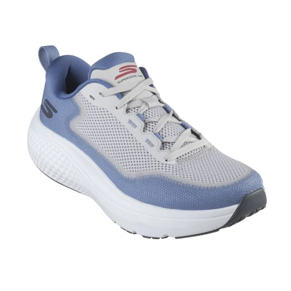 قیمت کفش روشن ورزشی مردانه طوسی آبی اسکچرز مدل 246086 BLGY Go Run Supersonic Max Skechers از ایران اسکیچرز اصل
