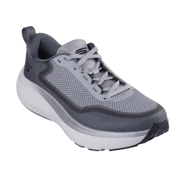 خرید کفش رانینگ مردانه طوسی اسکچرز مدل 246086 GRY Go Run Supersonic Max Skechers سایت ایران اسکیچرز