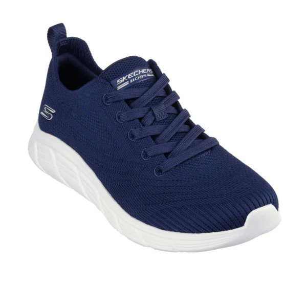 خرید کفش سرمه‌ای زنانه اسکچرز مدل 117591 NVY BOBS Sport B Flex Lo - Graceful Stride اورجینال از سایت ایران اسکیچرز
