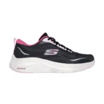 قیمت و خرید کتانی مشکی زنانه اسکیچرز مدل 150028 BKMT Vapor Foam - Smooth Ride Skechers از ایران اسکچرز با ارسال فوری