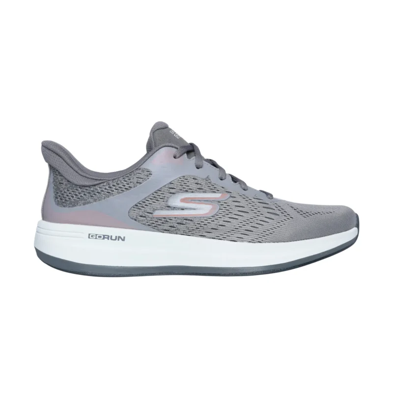 خرید کفش طوسی مردانه اسکچرز مدل 220541 GYOR GO RUN PULSE 2.0 مناسب دویدن راحت پوش از ایران اسکیچرز
